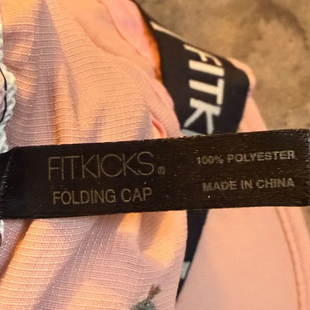 Fitkicks pink foldable hat - One Size